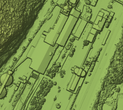 LIDAR-DOM von Rondchatel aus Tilemill LIDAR-DOM von Rondchatel aus Tilemill